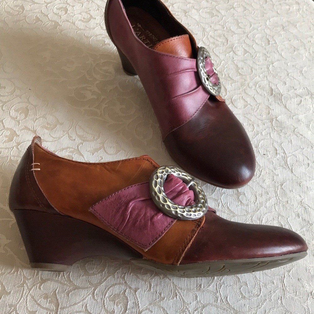 L’Artiste colorful spring step “Renaissance” heels